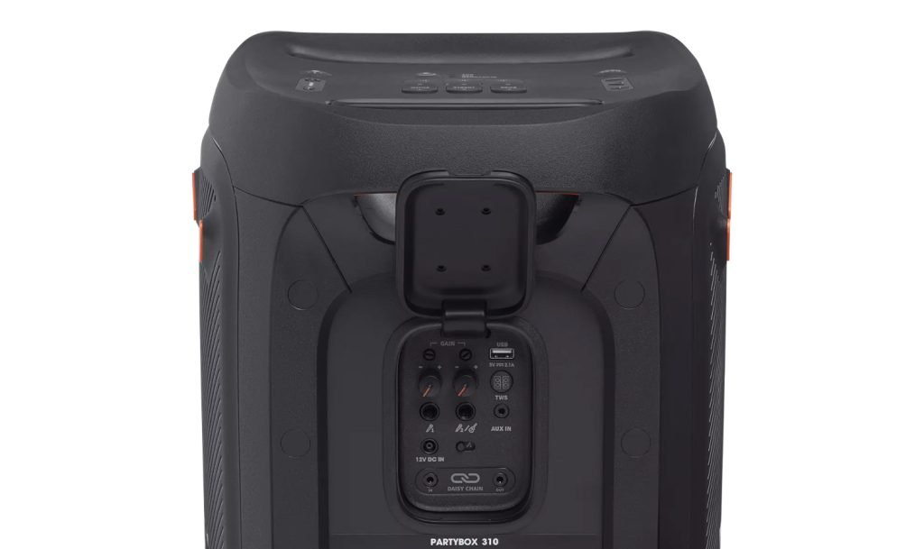 jbl partybox 310 back inputs