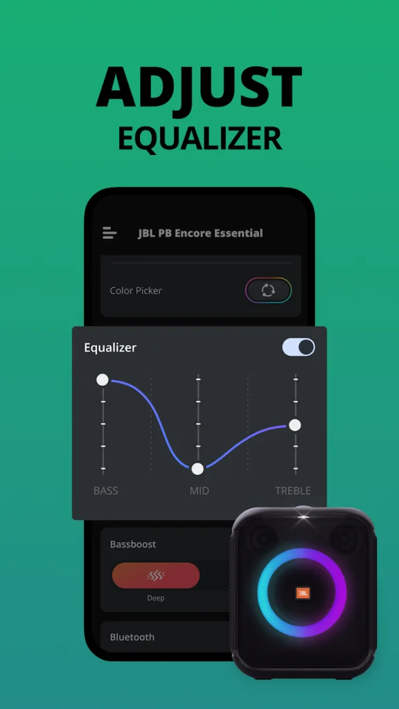 jbl partybox app eq