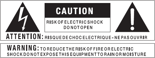 caution electric shock