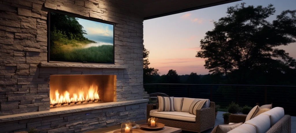 how to use and indoor Tv outdoors