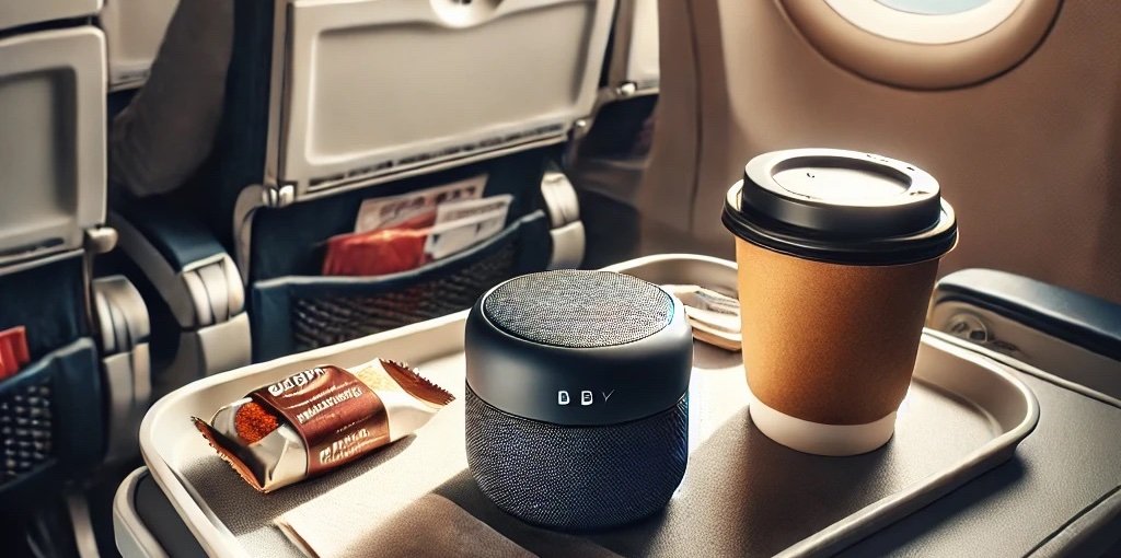 Bluetooth Speaker on a Plane